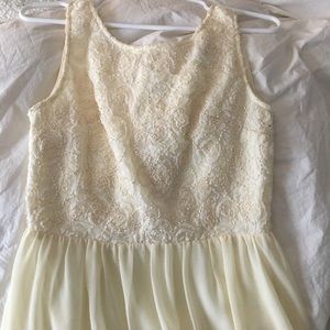 Cream Semi-formal dress